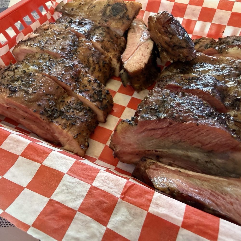 Big John's Texas BBQ - Baby back ribs full rack - Barbeque Near Me - Page, Arizona Big John's Texas BBQ - Baby back ribs full rack - Barbeque Near Me - Page, Arizona