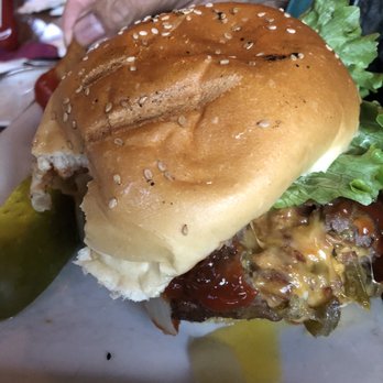 Amity Ales - Jalapeno & Cheese stuffed burger 2-1-2020 - Gastropubs Near Me - Amityville, New York Amity Ales - Jalapeno & Cheese stuffed burger 2-1-2020 - Gastropubs Near Me - Amityville, New York
