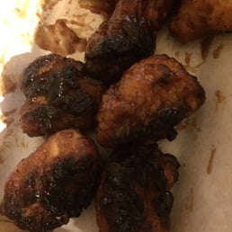 Really? Super burnt boneless wings
