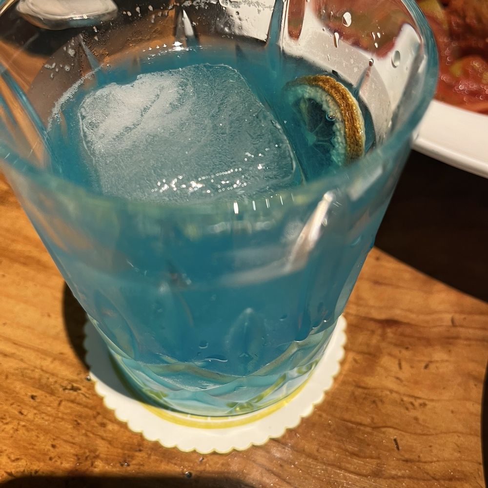 Tipsy Yeti Restaurant & Bar - Tipsy Boucha - delicious and not sweet or syrupy as most blue drinks are! - Sports Bars Near Me - Berkeley, California Tipsy Yeti Restaurant & Bar - Tipsy Boucha - delicious and not sweet or syrupy as most blue drinks are! - Sports Bars Near Me - Berkeley, California