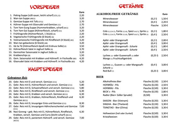 Menu photo 2 Asia Imbiss Van Stuttgart, BW
