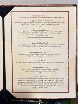 Chef's Table by null