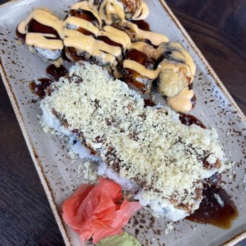 Kanji OTR - sweet potato roll and sunday morning roll - Sushi Bars Near Me - Cincinnati, Ohio Kanji OTR - sweet potato roll and sunday morning roll - Sushi Bars Near Me - Cincinnati, Ohio
