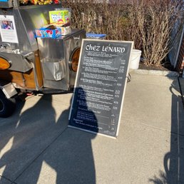 Chez Lénard menu