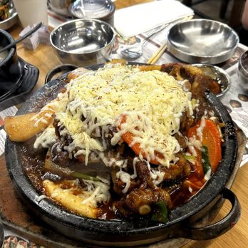 Sun Nong Dan - I believe this is the galbi jjim with cheese - Korean Near Me - San Gabriel, California Sun Nong Dan - I believe this is the galbi jjim with cheese - Korean Near Me - San Gabriel, California