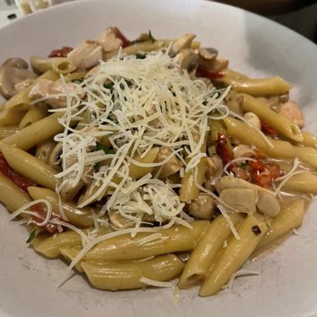 Spaghettini - Wild Mushroom & Chicken Penne - Italian Near Me - Seal Beach, California