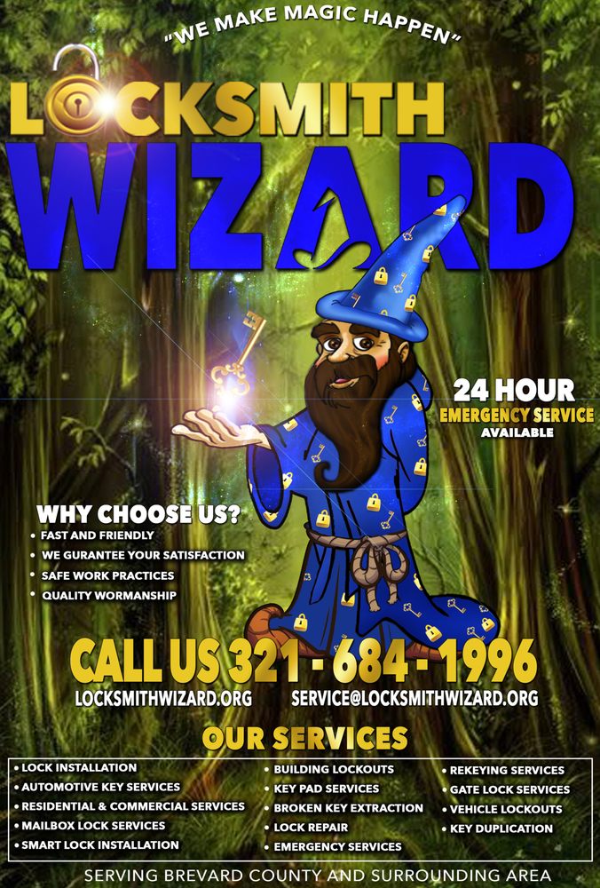 LOCKSMITH WIZARD Melbourne, Florida Keys & Locksmiths Phone