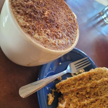 Farmhouse Cafe and Bakery - Mayan Warrior & GF carrot cake - Cafes Near Me - Taos, New Mexico