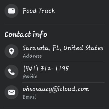 Oh So Saucy - Contact info call and find out their location, or check FB or Instagram - Food Trucks Near Me Oh So Saucy - Contact info call and find out their location, or check FB or Instagram - Food Trucks Near Me