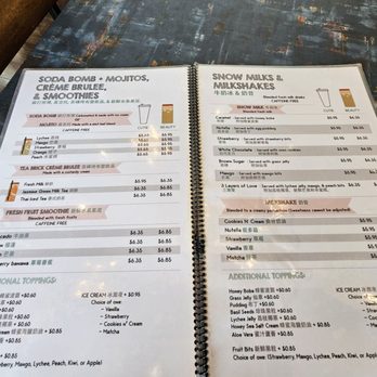 Tea Brick - Arcadia - Menu - Bubble Tea Near Me - Arcadia, California