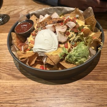 BJ's Restaurant & Brewhouse - Deep Dish Nachos - New American Near Me - Moreno Valley, California BJ's Restaurant & Brewhouse - Deep Dish Nachos - New American Near Me - Moreno Valley, California