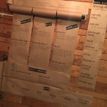 Crushcraft Thai Eats - Lots of terrific choices - Thai Near Me - Dallas, Texas
