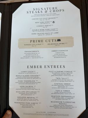 Menu photo 7 Prime and Ember Sumterville, FL