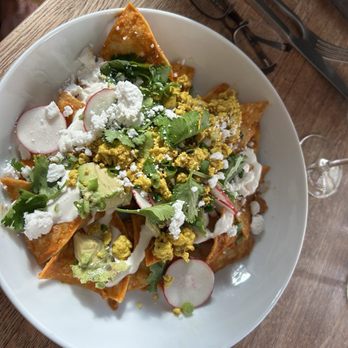 Revolution Winery & Kitchen - Chilaquiles. - Vegan Near Me - Sacramento, California