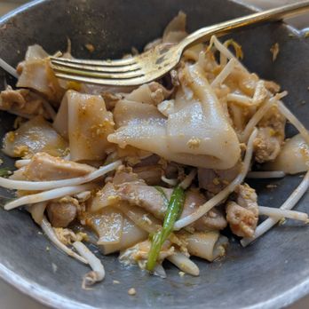 Laos In Town - Wok fried noodles after mixing - Laotian Near Me - Washington, DC, District of Columbia
