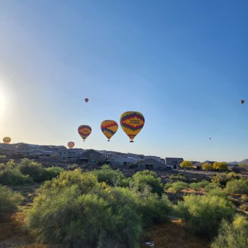 Rainbow Ryders Hot Air Balloon Ride - Other balloons flying high - Hot Air Balloons Near Me - Glendale, Arizona