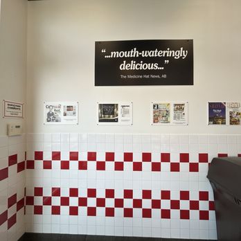 Five Guys - Inside wall decor - Burgers Near Me - Crystal Lake, Illinois