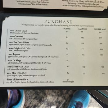 BENOM WINES - Updated February 2026 - 83 Photos & 32 Reviews - 2959 ...