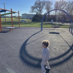 Veterans Memorial Park - The perfect playground (this is only one of several in the park!) for a sunny fall day