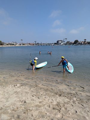 Kayaks On the Water by null