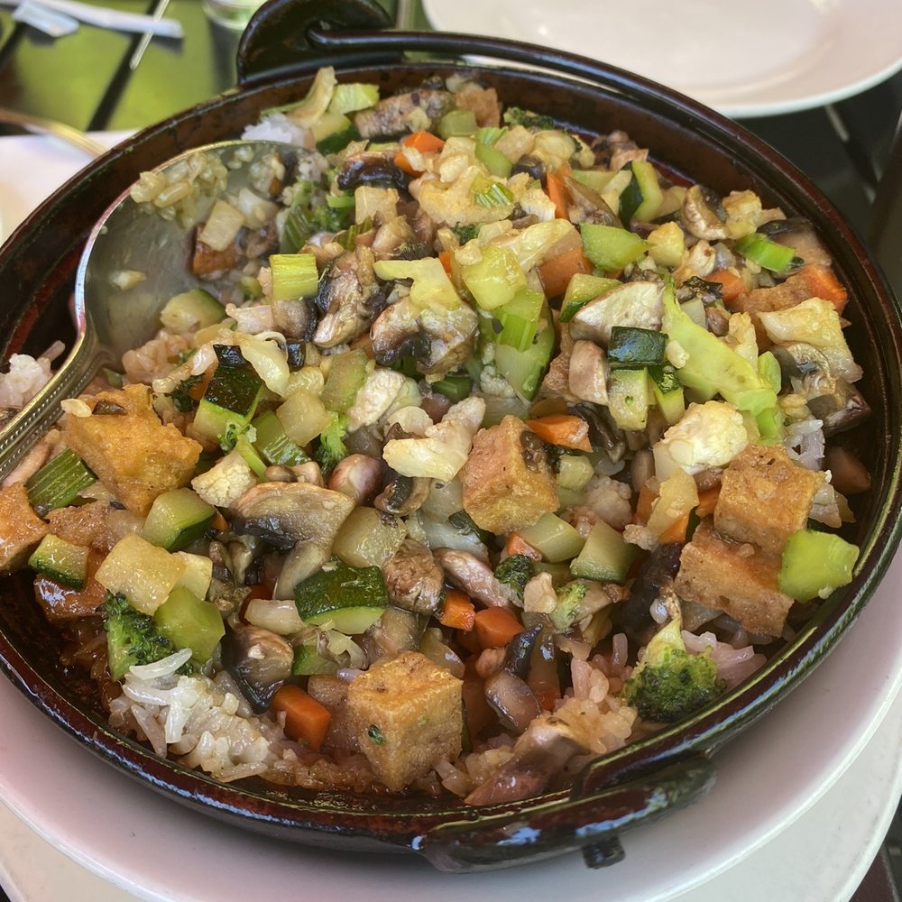 Goji Kitchen - A5. Vegetable Clay Pot Rice - Asian Fusion Near Me - Santa Rosa, California Goji Kitchen - A5. Vegetable Clay Pot Rice - Asian Fusion Near Me - Santa Rosa, California