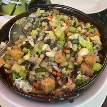 Goji Kitchen - A5. Vegetable Clay Pot Rice - Asian Fusion Near Me - Santa Rosa, California Goji Kitchen - A5. Vegetable Clay Pot Rice - Asian Fusion Near Me - Santa Rosa, California