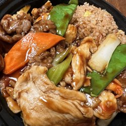 Long River - 3 Flavors(Beef,Chicken & Shrimp) Lunch Special - Very Good 5-21-2023