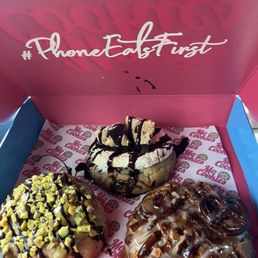 Dubai chocolate, s'mores, salted caramel pretzel Dubai chocolate, s'mores, salted caramel pretzel