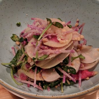 Marrow - radish salad - New American Near Me - Detroit, Michigan Marrow - radish salad - New American Near Me - Detroit, Michigan