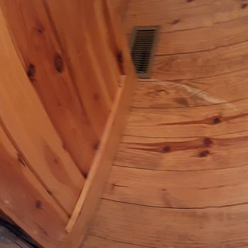 Mountain Oasis Cabin Rentals - floor scratched from the door falling of hinges an people pushing it to close it - Vacation Rentals Near Me - Ellijay, Georgia