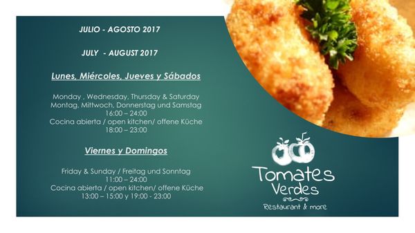 Menu photo 4 Tomates Verdes Restaurant Llucmajor, PM