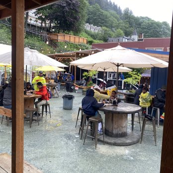 Deckhand Dave's Fish Tacos - Even in pouring rain, the space is great! - Food Trucks Near Me - Juneau, Alaska Deckhand Dave's Fish Tacos - Even in pouring rain, the space is great! - Food Trucks Near Me - Juneau, Alaska