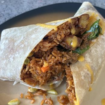 Masarap Cafe - oxtail wrap - African Near Me - West Hollywood, California