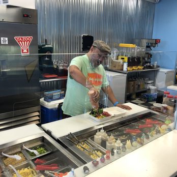 Ono Poke - Owner making poke bowl - Hawaiian Near Me - Memphis, Tennessee