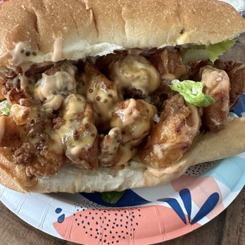 Sharkys Chicken & Fish - Shrimp Po Boy - Seafood Near Me - Vacaville, California Sharkys Chicken & Fish - Shrimp Po Boy - Seafood Near Me - Vacaville, California