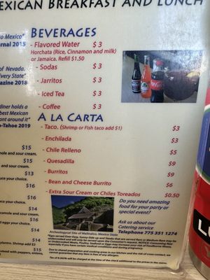 Menu photo 4 Carlillos Cocina Sparks, NV