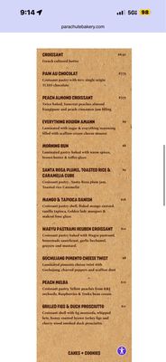 Menu photo 5 Parachute Bakery San Francisco, CA Menu photo 5 Parachute Bakery San Francisco, CA