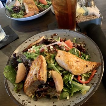Reunion Kitchen + Drink - Delicious Salmon Citrus Salad - New American Near Me - Corona, California