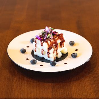 Colette - Blueberry Sauce and Crispy Yams - Breakfast & Brunch Near Me - Pasadena, California Colette - Blueberry Sauce and Crispy Yams - Breakfast & Brunch Near Me - Pasadena, California