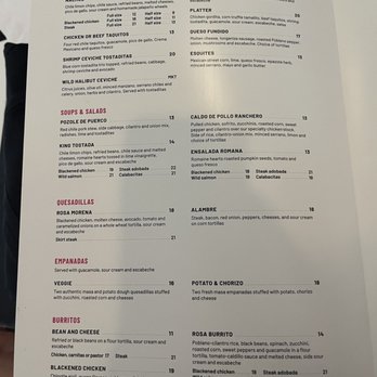 Taco Rosa - Menu - Mexican Near Me - Irvine, California Taco Rosa - Menu - Mexican Near Me - Irvine, California