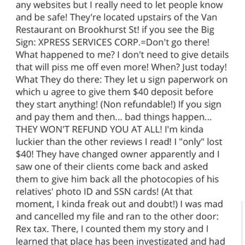 Xpress Tax Expert - Another person's review on the other Yelp page detailing the owner's shady practices. - Accountants Near Me - Garden Grove, California Xpress Tax Expert - Another person's review on the other Yelp page detailing the owner's shady practices. - Accountants Near Me - Garden Grove, California