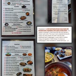 Korea House - Yukgaejang soup and fried dumplings- entire menu