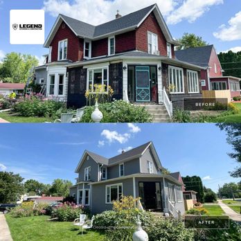 Legend Exteriors & Construction - Legendary Transformation with new roof and siding installation. - Roofing Near Me - West Chicago, Illinois Legend Exteriors & Construction - Legendary Transformation with new roof and siding installation. - Roofing Near Me - West Chicago, Illinois