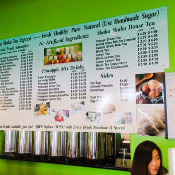 Shaka Shaka Tea Express - Huge menu! All FRESH fruits! No powder no artificial flavors - Bubble Tea Near Me - Honolulu, Hawaii