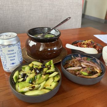 Peter Chang Gaithersburg - Garlic Cucumber Salad G/F Mongolian Beef w. Scallions & Onion (for 2) Duck Bone Tofu Soup. G/F Osmanthus Honey Pork Rib and House Beer - Chinese Near Me - Gaithersburg, Maryland Peter Chang Gaithersburg - Garlic Cucumber Salad G/F Mongolian Beef w. Scallions & Onion (for 2) Duck Bone Tofu Soup. G/F Osmanthus Honey Pork Rib and House Beer - Chinese Near Me - Gaithersburg, Maryland