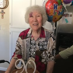 A Partner In Caring - Happy 90th Birthday Louise