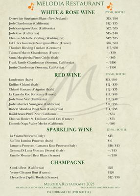 Menu photo 1 Melodia Restaurant Los Angeles, CA Menu photo 1 Melodia Restaurant Los Angeles, CA