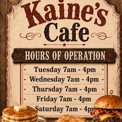Cafe Hours