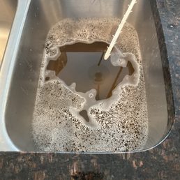 Garbage disposal froze and won't drain Garbage disposal froze and won't drain
