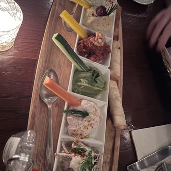 Antique Garage Soho - Mixed Meze Platter** - Mediterranean Near Me - New York, New York